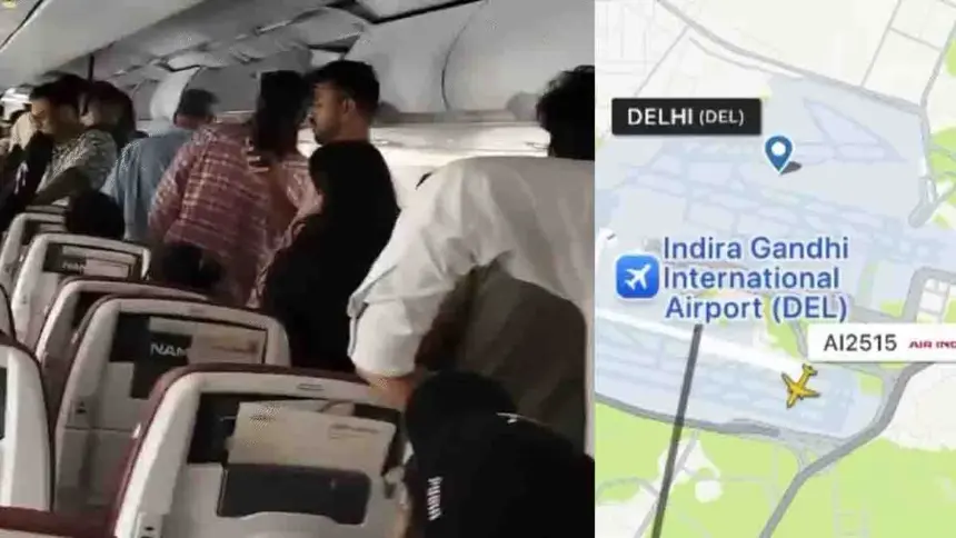 Delhi Indore Air India Flight Returns To Gate Amid