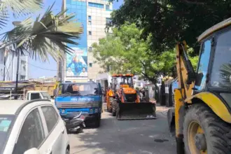 Employees of Jalandhar Municipal Corporation went on strike