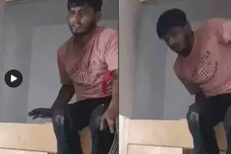 In Mohali Thief Caught Hiding In Cupboard