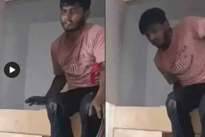 In Mohali Thief Caught Hiding In Cupboard