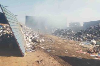 Jalandhar Waste Fire News