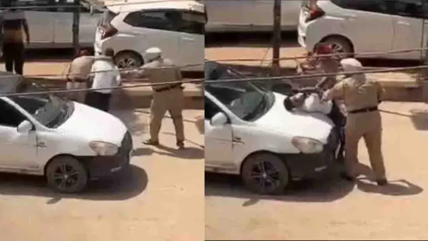 Mohali Police Slap Youth