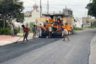 नितिन कोहली के नेतृत्व में हल्का सेंट्रल में नई सड़कों का निर्माण