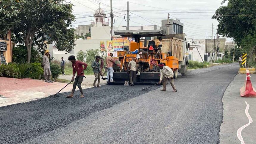 नितिन कोहली के नेतृत्व में हल्का सेंट्रल में नई सड़कों का निर्माण