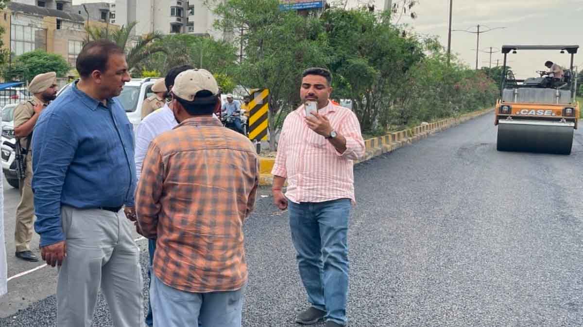 नितिन कोहली के नेतृत्व में हल्का सेंट्रल में नई सड़कों का निर्माण