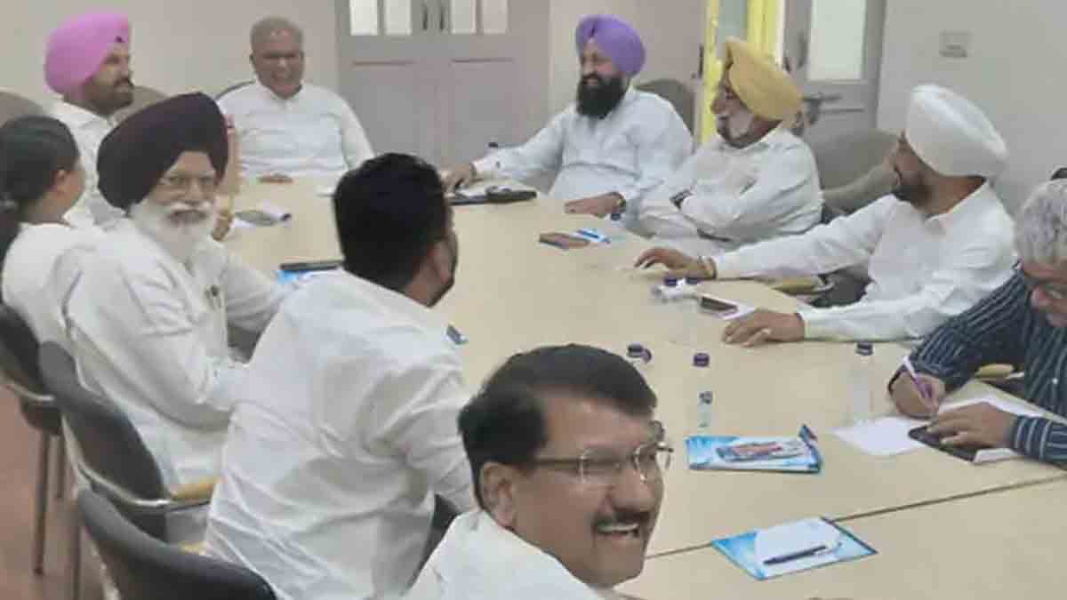 Punjab Congress Meeting