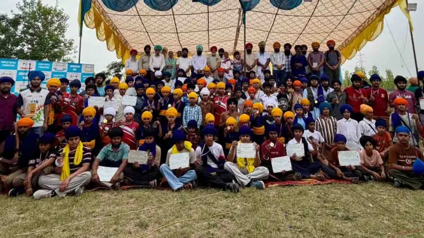 Rupnagar district won Punjab State Gatka Championship