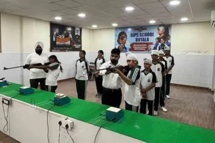 Swimming and shooting facilities at DIPS School