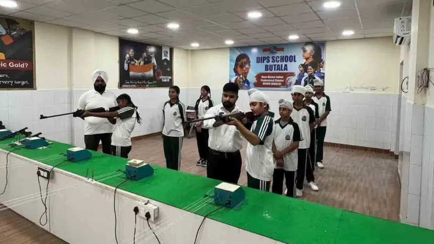 Swimming and shooting facilities at DIPS School