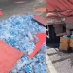 Truck loaded with cold drinks collides with tempo in Ludhiana
