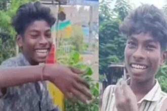 Who is the viral boy seen holding a cup of tea in the reel