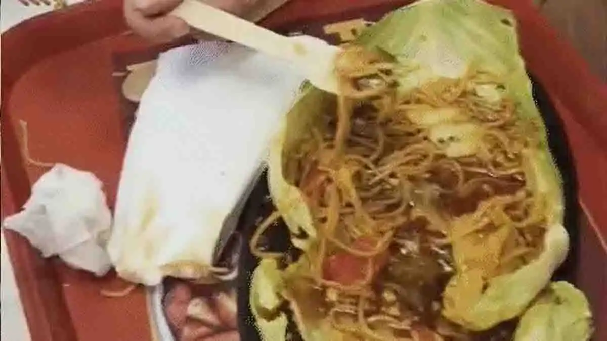 Worm found in food at the Elante Mall food court in Chandigarh