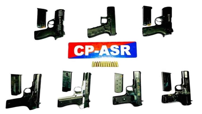 Amritsar Commissionerate Police busts a cross-border illegal arms smuggling module