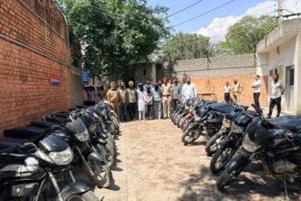 बड़े बाइक चोर गिरोह का भंडाफोड़