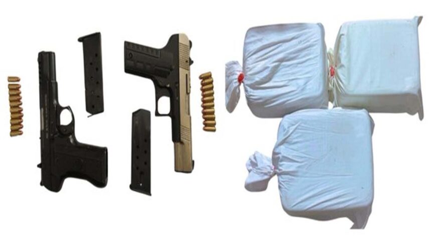 Police busts an inter-state/foreign-linked narcotics and illegal arms module