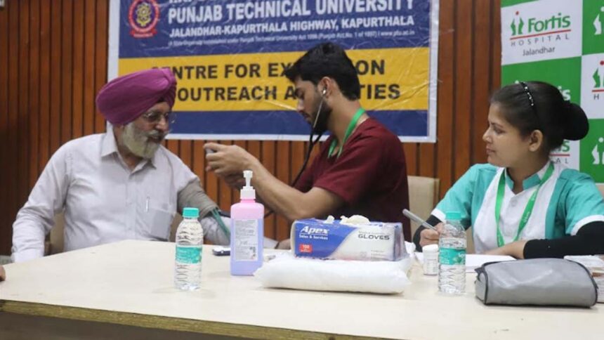 IKGPTU organized One-Day Free Medical Health Check-up Camp