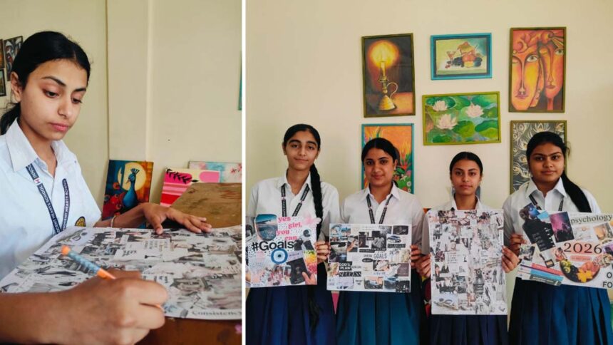 इनोसेंट हार्ट्स स्कूल ने रचनात्मक कोलाज गतिविधि के साथ मनाया 'वर्ल्ड आर्ट डे'