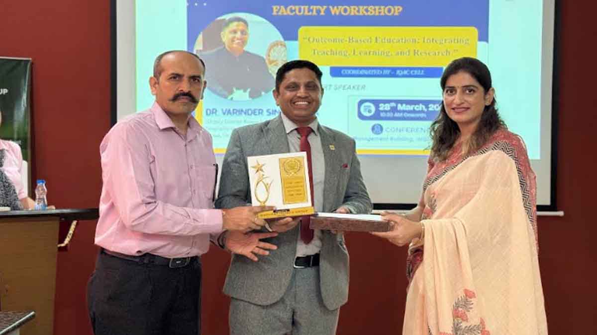 इनोसेंट हार्ट्स ग्रुप में "आउटकम बेस्ड एजुकेशन"  कार्यशाला का आयोजन