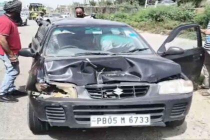 पंजाब में नेशनल हाईवे पर टकराए आपस में 3 वाहन