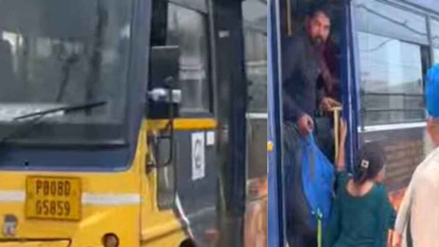 पंजाब में लुटेरों ने बंदूक की नोक पर चलती पीआरटीसी बस को लूटा