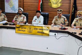 डॉ. रवजोत सिंह ने होशियारपुर में जेल सुपरिंटेंडेंट्स के साथ की रणनीतिक बैठक