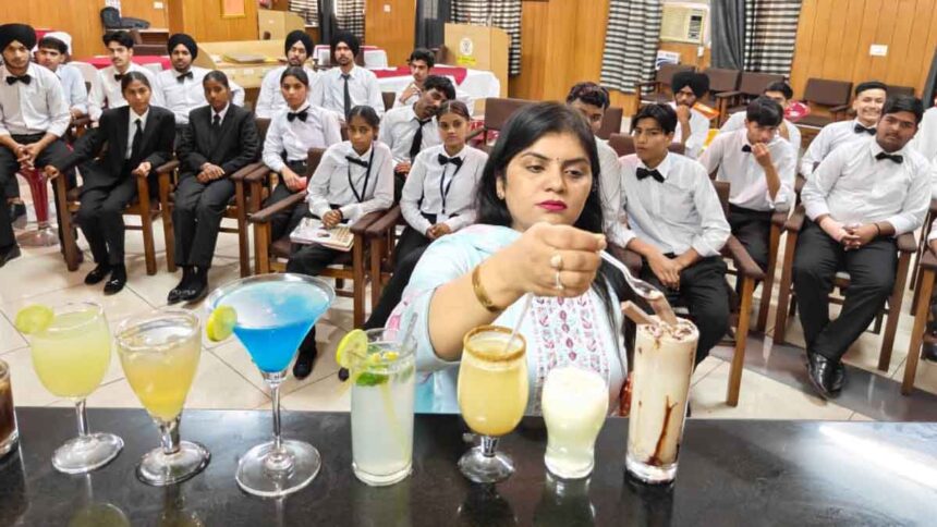 Mocktail Practice at St. Soldier Hotel Management