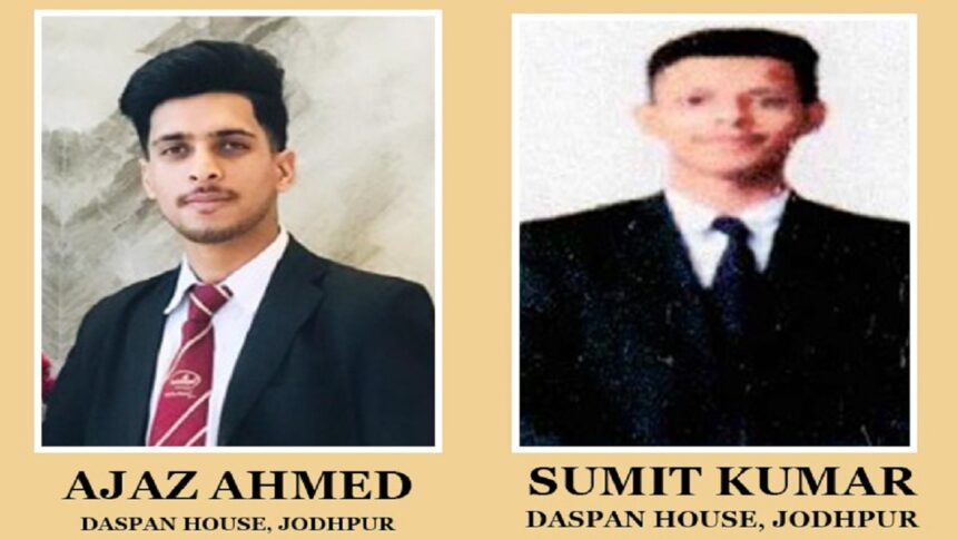 सेंट सोल्जर इंस्टीट्यूट ऑफ होटल मैनेजमेंट के चार फाइनल ईयर छात्रों का विश्व स्तर पर मान्यता प्राप्त होटल्स में चयन