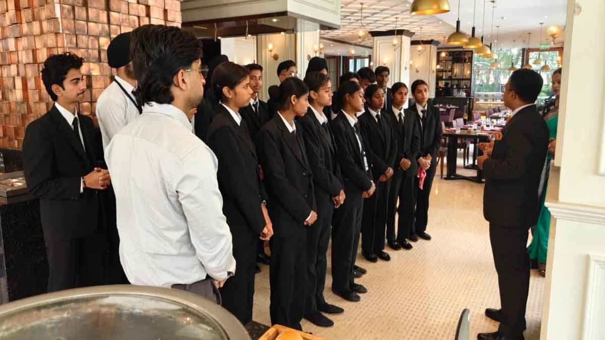 Industrial visit by Hotel management College