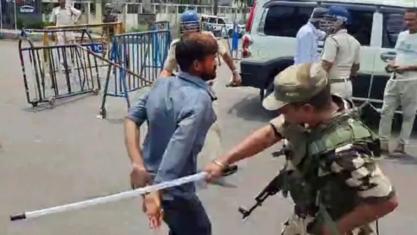 TMC-BJP कार्यकर्ताओं में झड़प