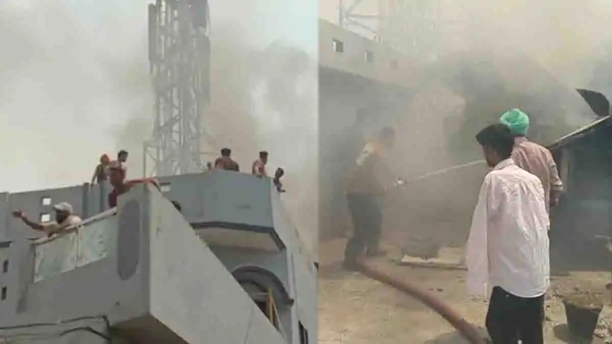 Fire in Kapurthala Network Tower Room