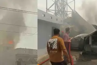 Fire in Kapurthala Network Tower Room
