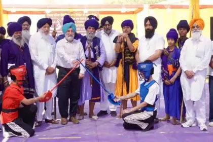Grand Inauguration of 12th State Gatka Championship in Kotkapura