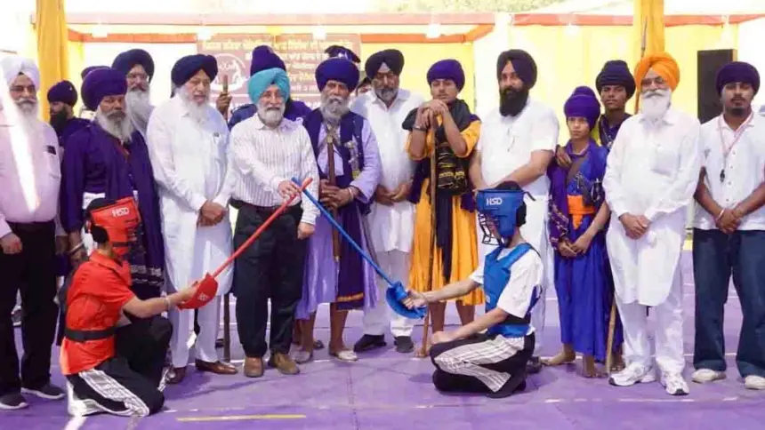 Grand Inauguration of 12th State Gatka Championship in Kotkapura