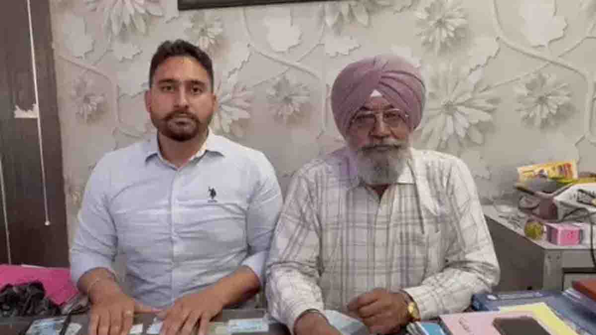 Manmohan Singh Raju and Son Shubham