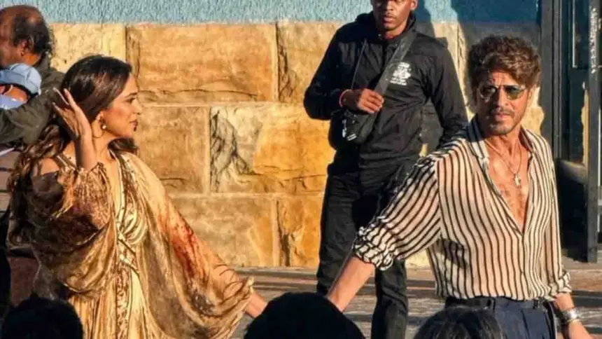 Shah Rukh Khan and Deepika Padukone Film King Photos Leak