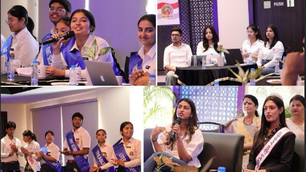 Innocent Hearts: इनोसेंट हार्ट्स स्कूल द्वारा कॉफी विद द स्टूडेंट काउंसिल 2026–27 का आयोजन
