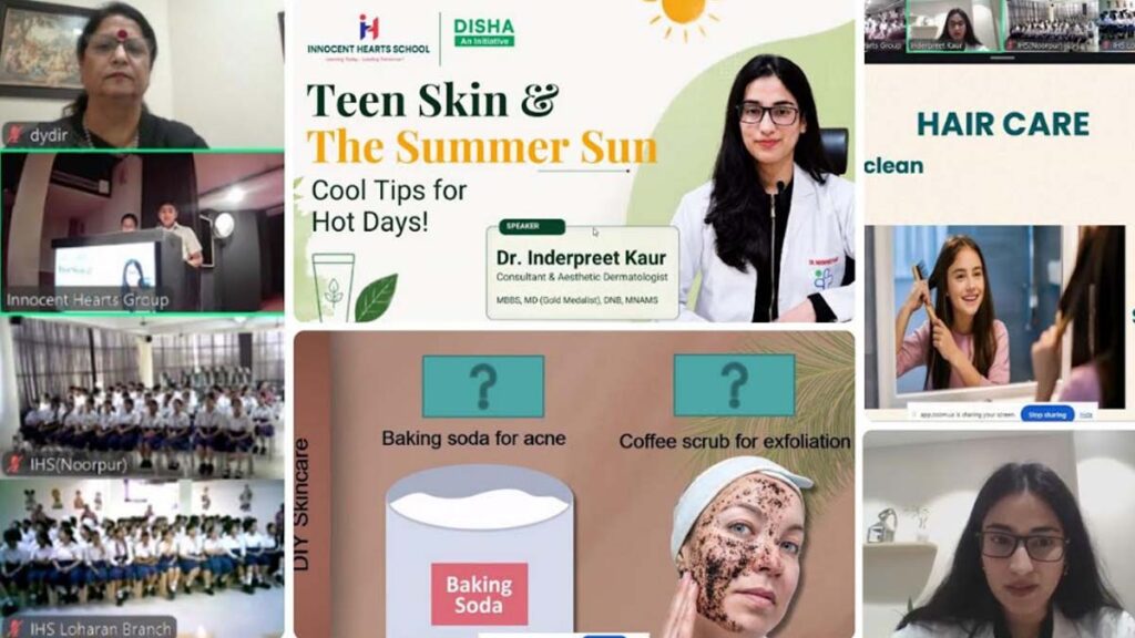 Innocent Hearts: इनोसेंट हार्ट्स स्कूल में किशोर त्वचा देखभाल एवं ग्रीष्मकालीन स्वच्छता पर जागरूकता सत्र आयोजित
