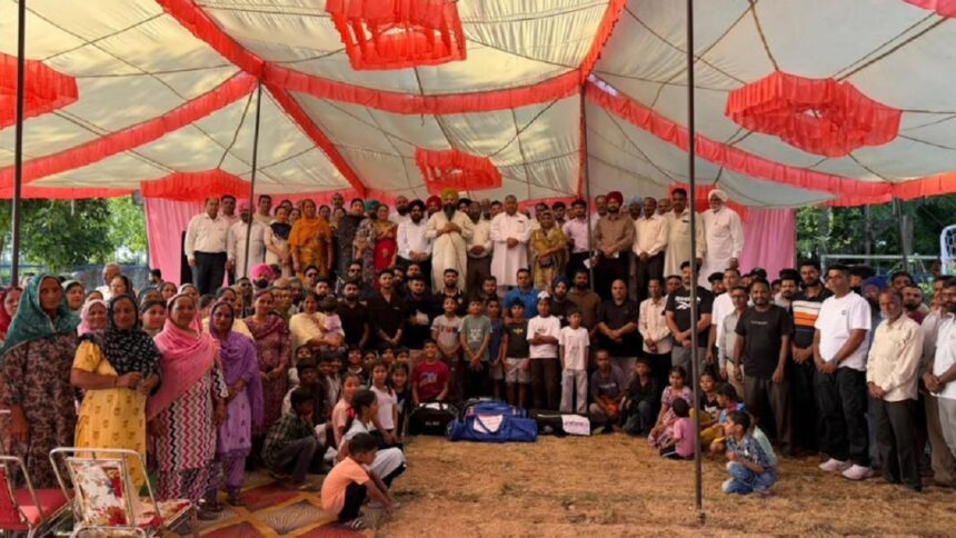 डिप्टी स्पीकर रौड़ी ने 43.22 लाख रुपये की लागत से बने मुख्यमंत्री खेल मैदान को किया लोक अर्पित